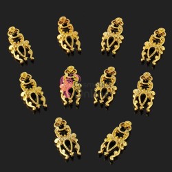 Decoratiuni 3D Metalice 039 Aurii Full Tips 